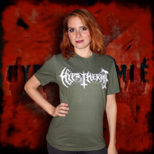 Hypothermie - Logo T-Shirt grün, unisex