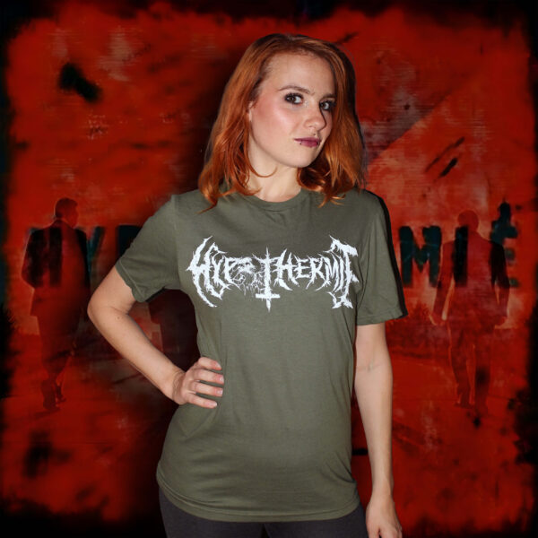 Hypothermie - Logo T-Shirt grün, unisex – Bild 2