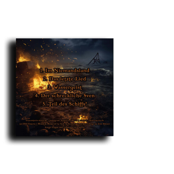 Entoria - Todgeweiht im Flammenmeer - Digipak CD – Bild 2