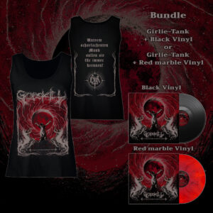 Godskill - Bundle "Unterm Scharlachroten Mond", Vinyl + Girlie Tank