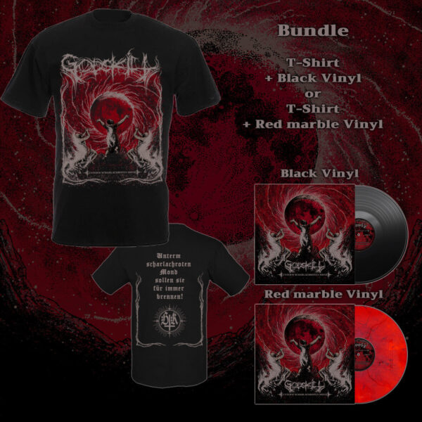Godskill - Bundle "Unterm Scharlachroten Mond", Vinyl + T-Shirt