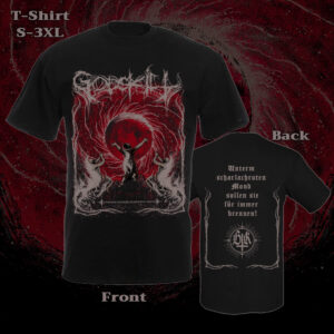 Godskill - T-Shirt "Unterm Scharlachroten Mond", schwarz, unisex