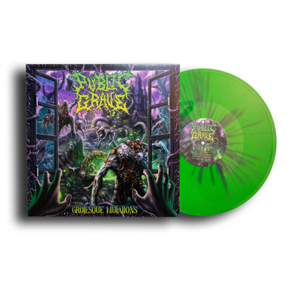 Public Grave - Grotesque Mutations- Vinyl grün