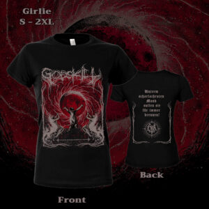 Godskill - Girlie Shirt "Unterm Scharlachroten Mond", schwarz