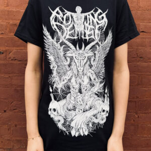 Rotting Demise Baphomet T-Shirt schwarz – Vorderseite