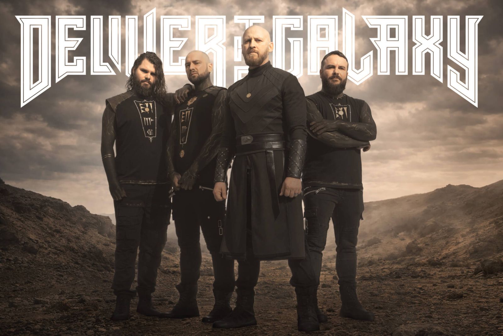 Die Leipziger Modern Melodic Death Metal Band Deliver the Galaxy im aktuellen Line-up